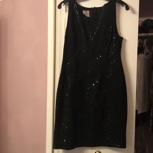Black cocktail dress